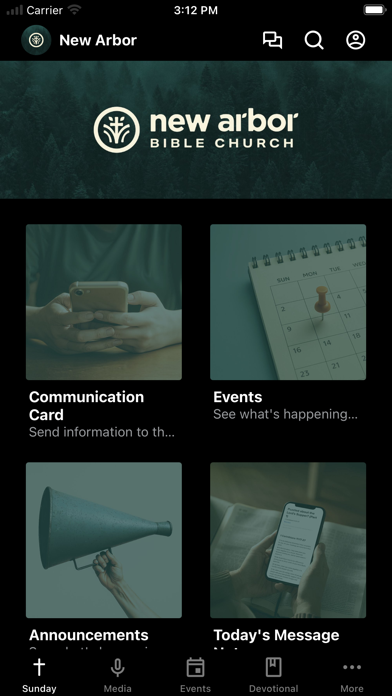 New Arbor Bible Church Screenshot