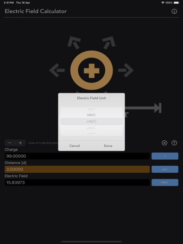 Electric Field Calculatorのおすすめ画像7