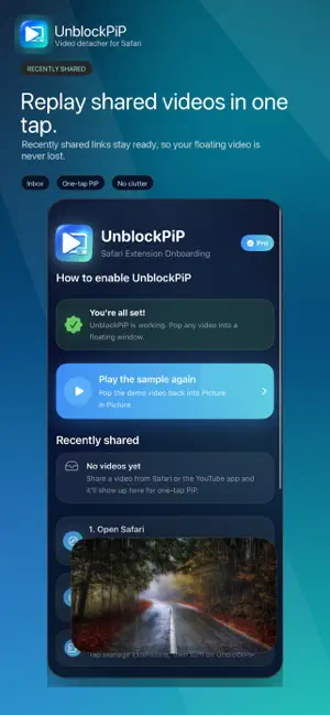 UnblockPiP: Float Video Player screenshot 2
