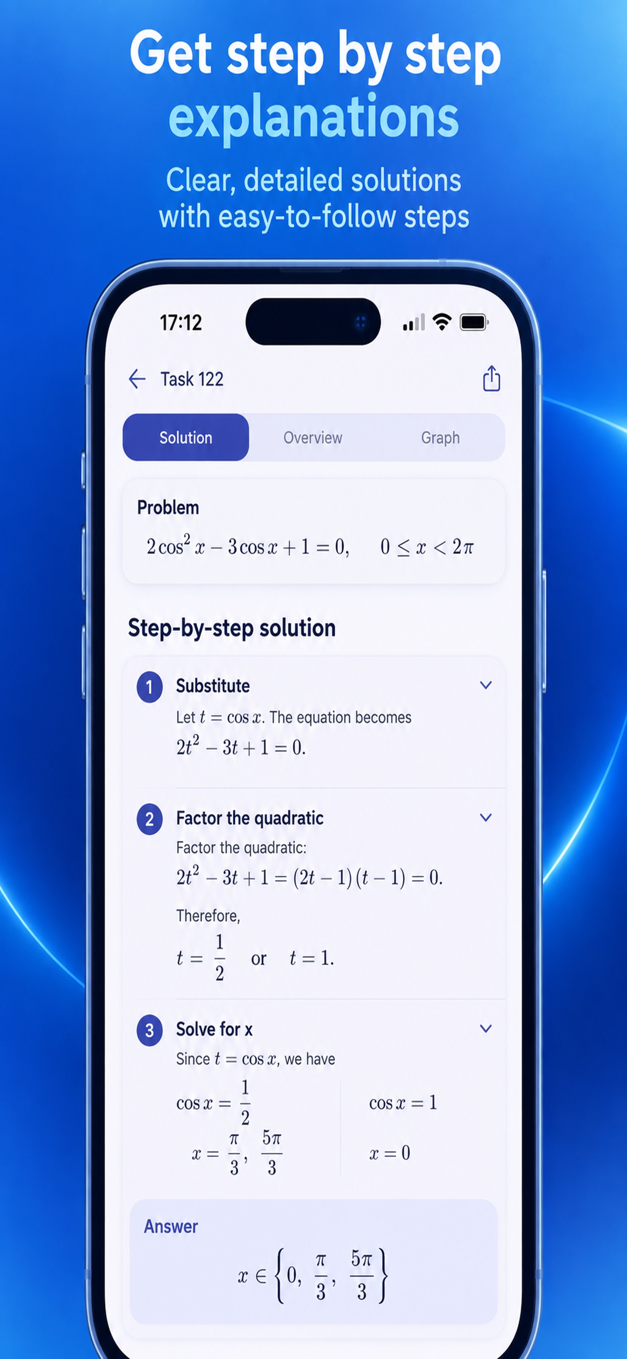 Screenshot 3 of Equation Solver AI: Scan Math