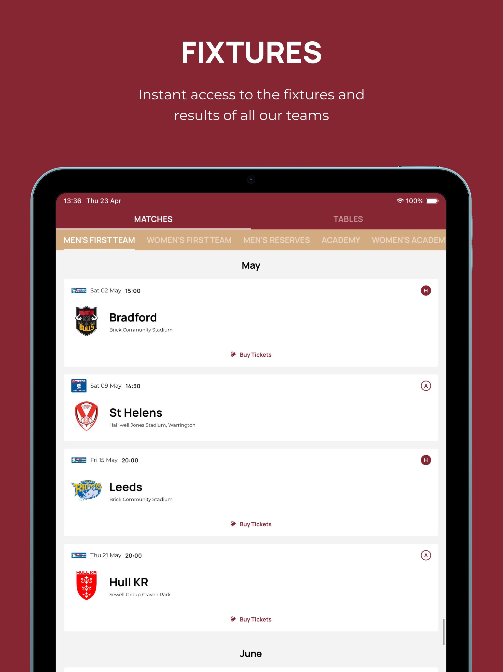 Wigan Warriors Official App screenshot 14