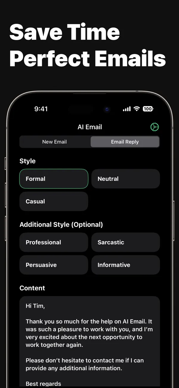 Screenshot #3 pour Email Writer and CV Maker AI