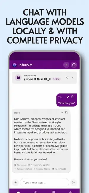 InferrLM screenshot 2