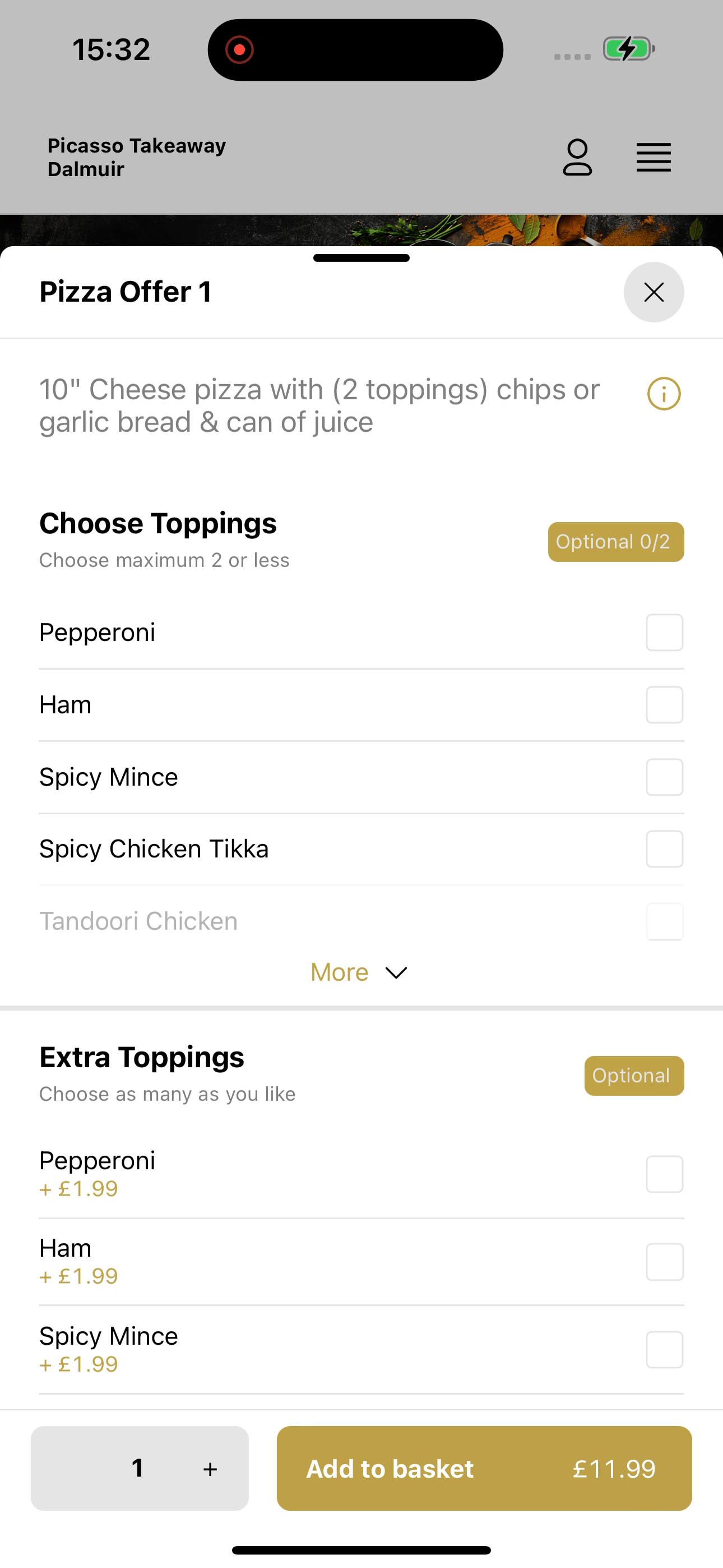 Picasso Takeaway Dalmuir screenshot 9