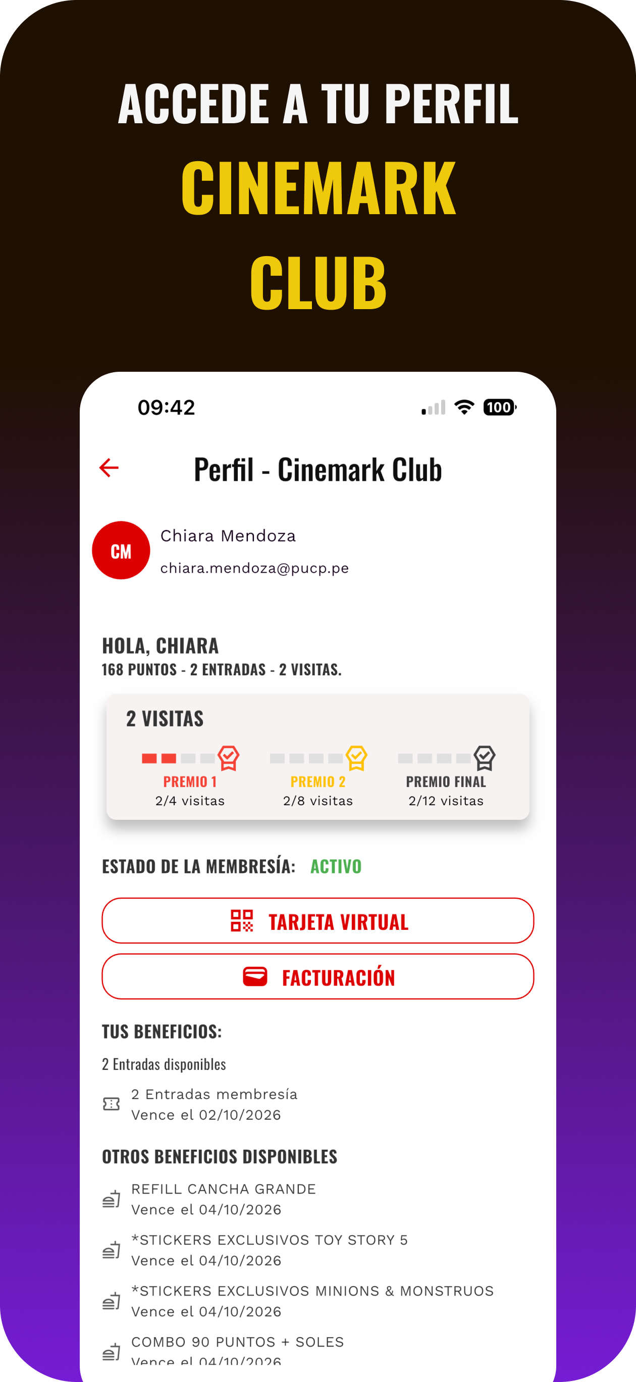 Cinemark Perú screenshot 6