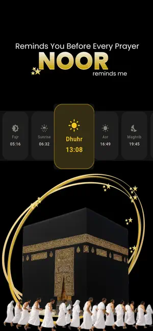 Noor: Prayer Times & Qibla screenshot 1