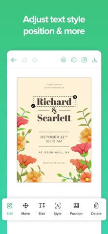 Invitation Card Maker-Greeting Screenshot 4 of 8