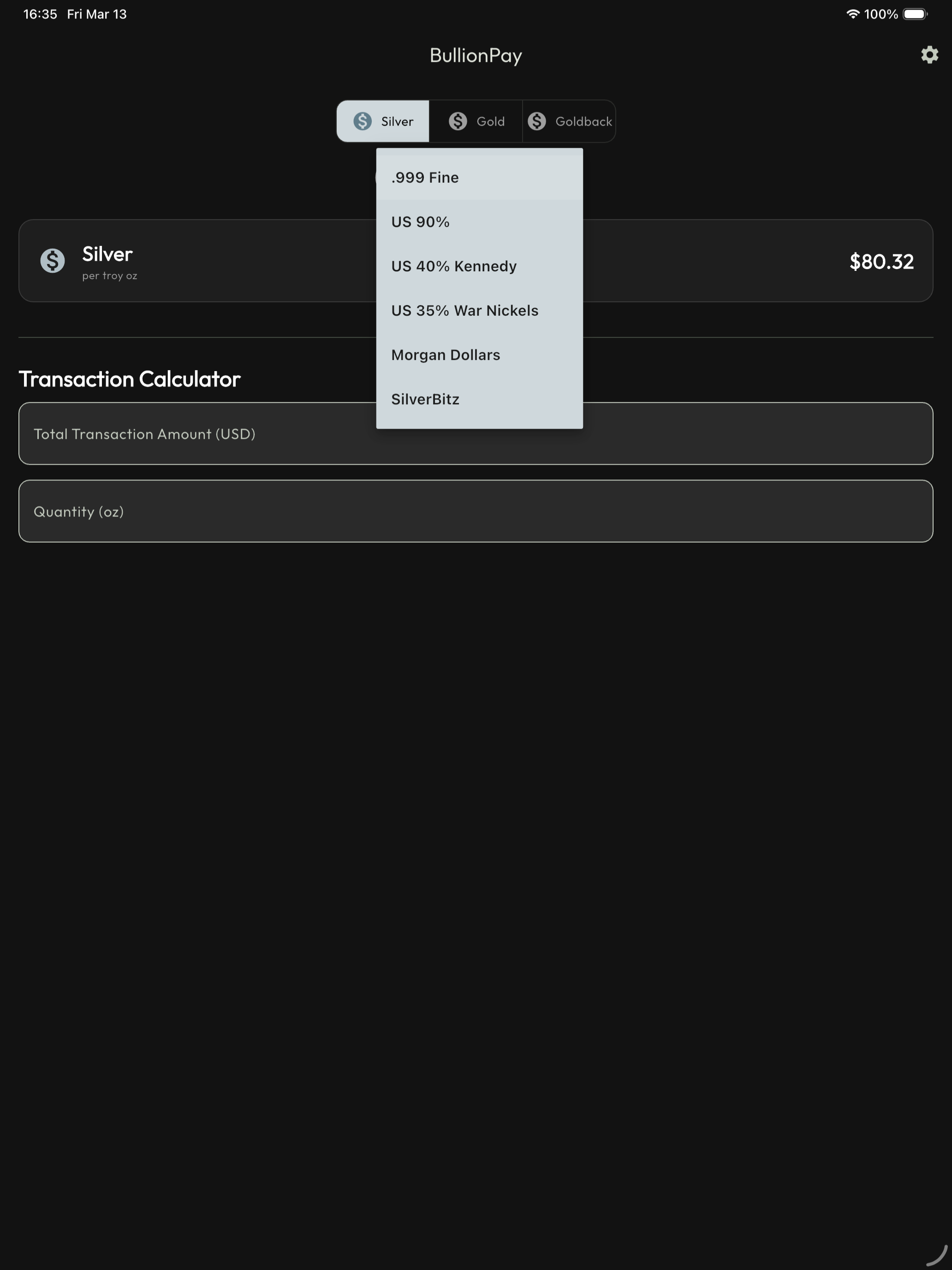 BullionPay by BAYST