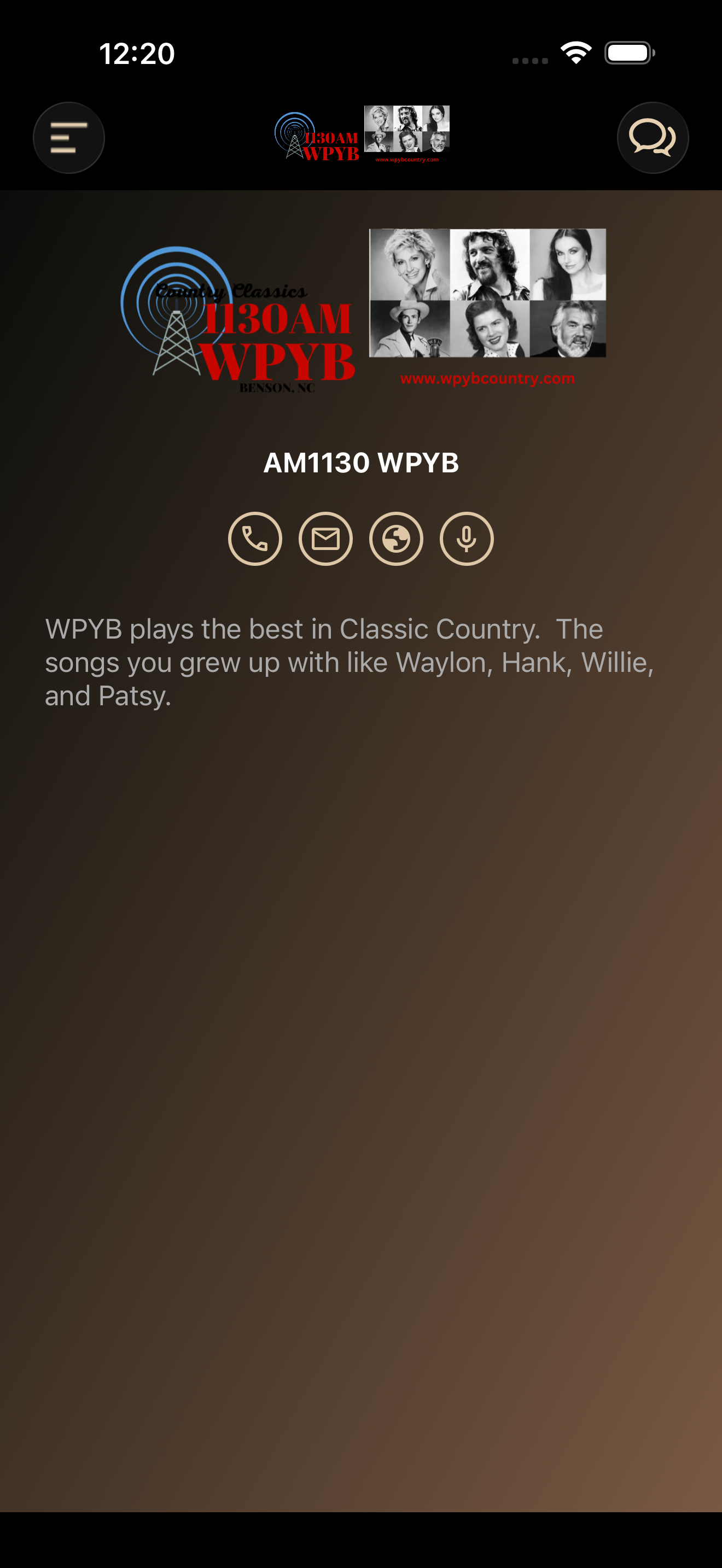Country Classics WPYB 1130AM