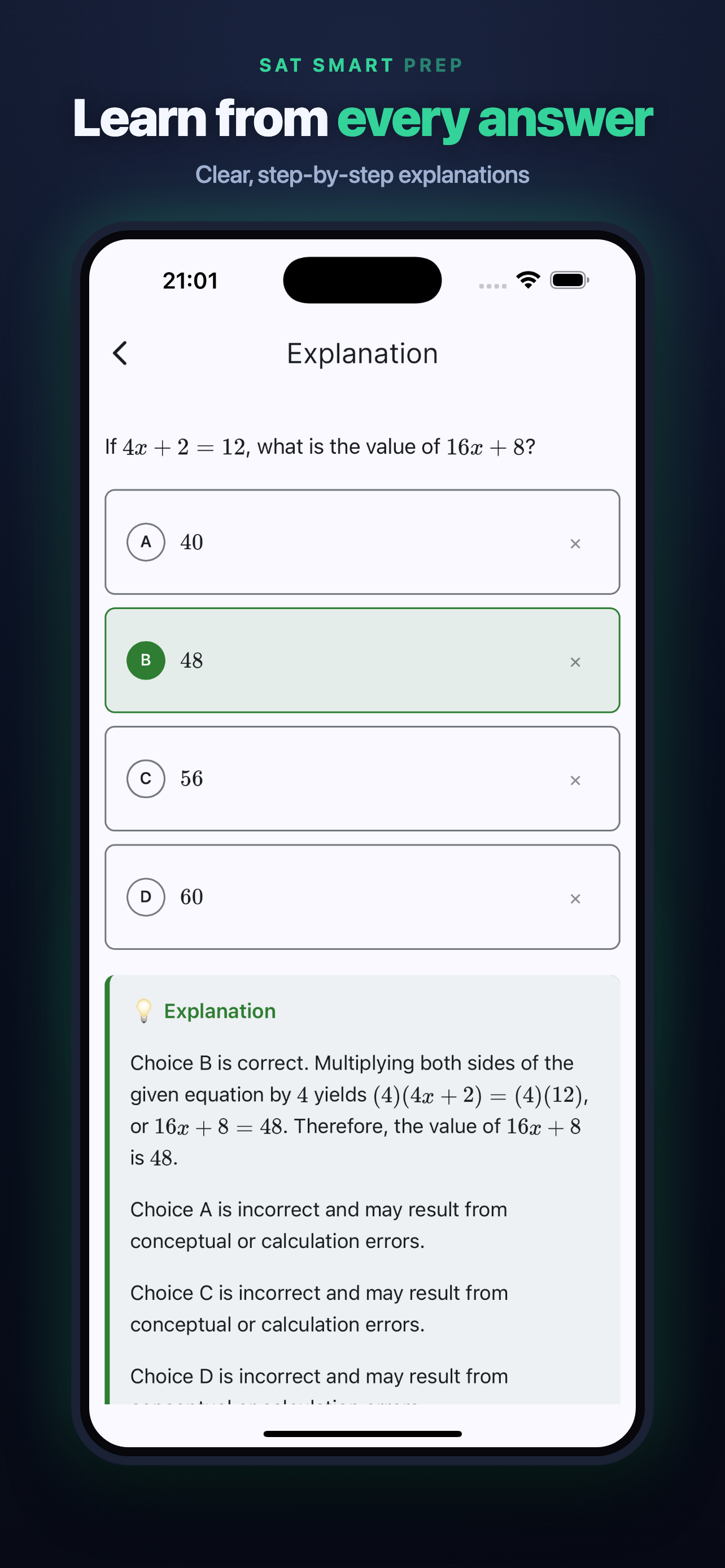 SAT Smart Prep screenshot 5