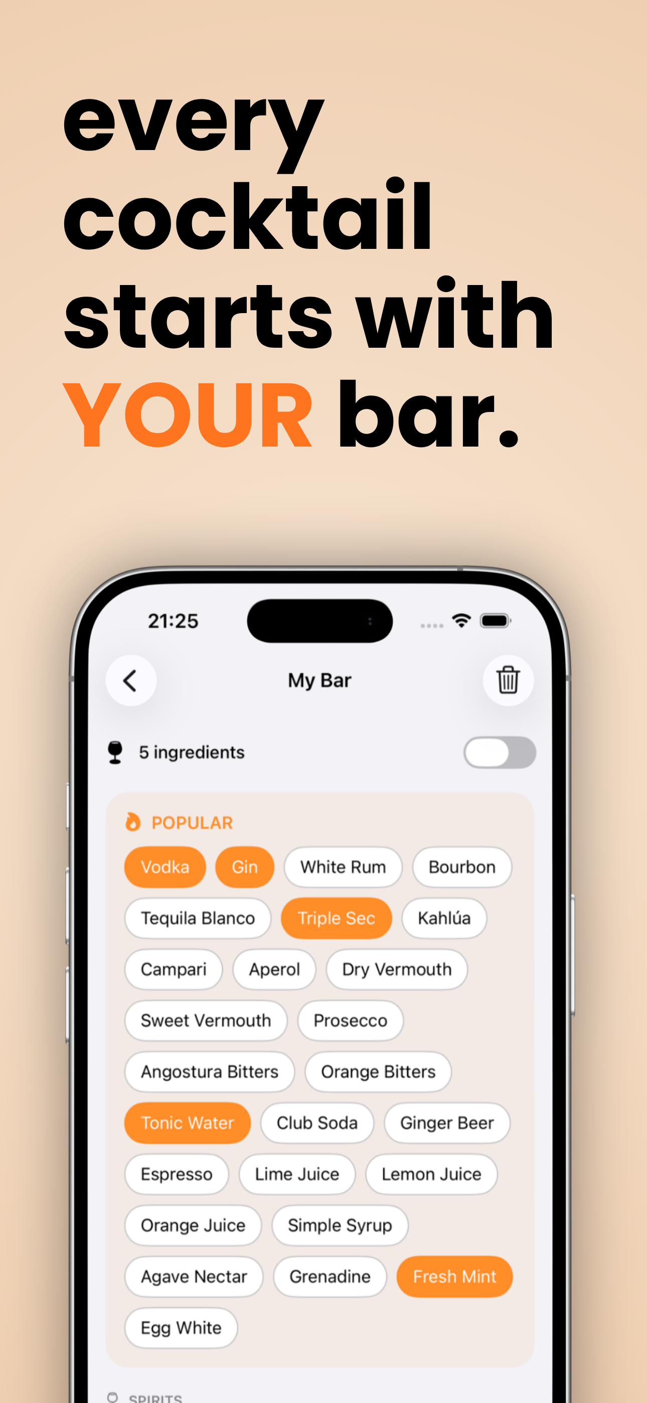 Sip AI: Cocktail Recipes screenshot 4
