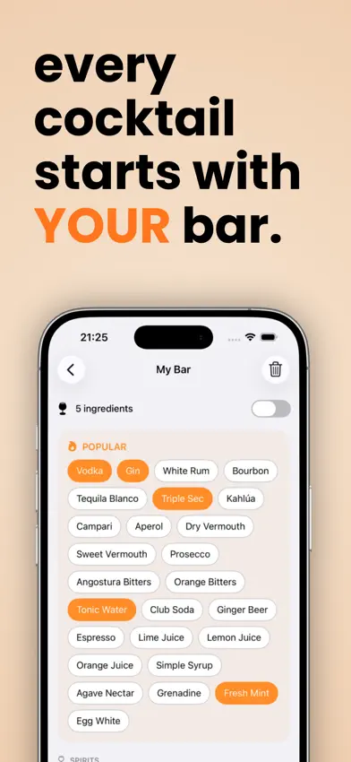 Sip AI: Cocktail Recipes screenshot 4