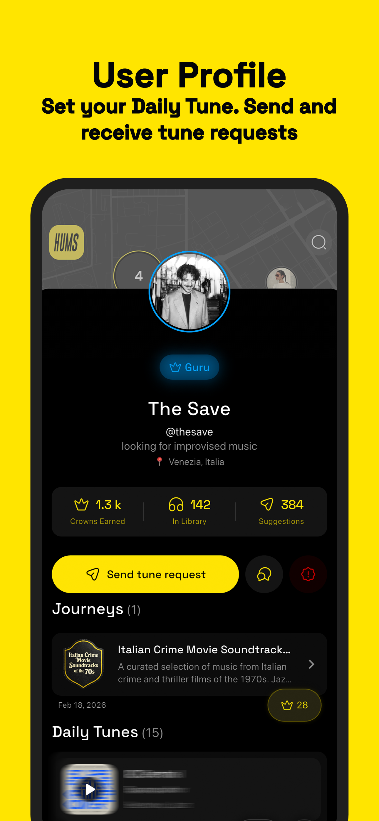 HUMS - The Human Music Map
