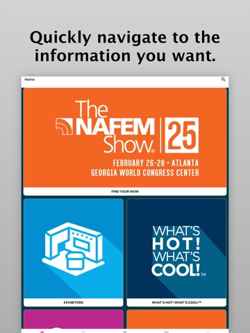 The NAFEM Show iPad screenshot