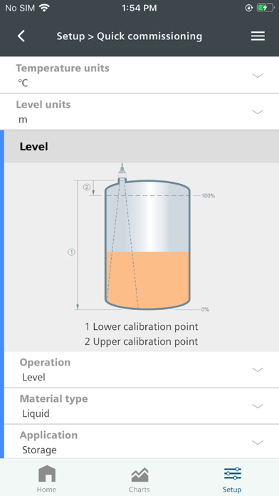 SITRANS mobile IQ Screenshot