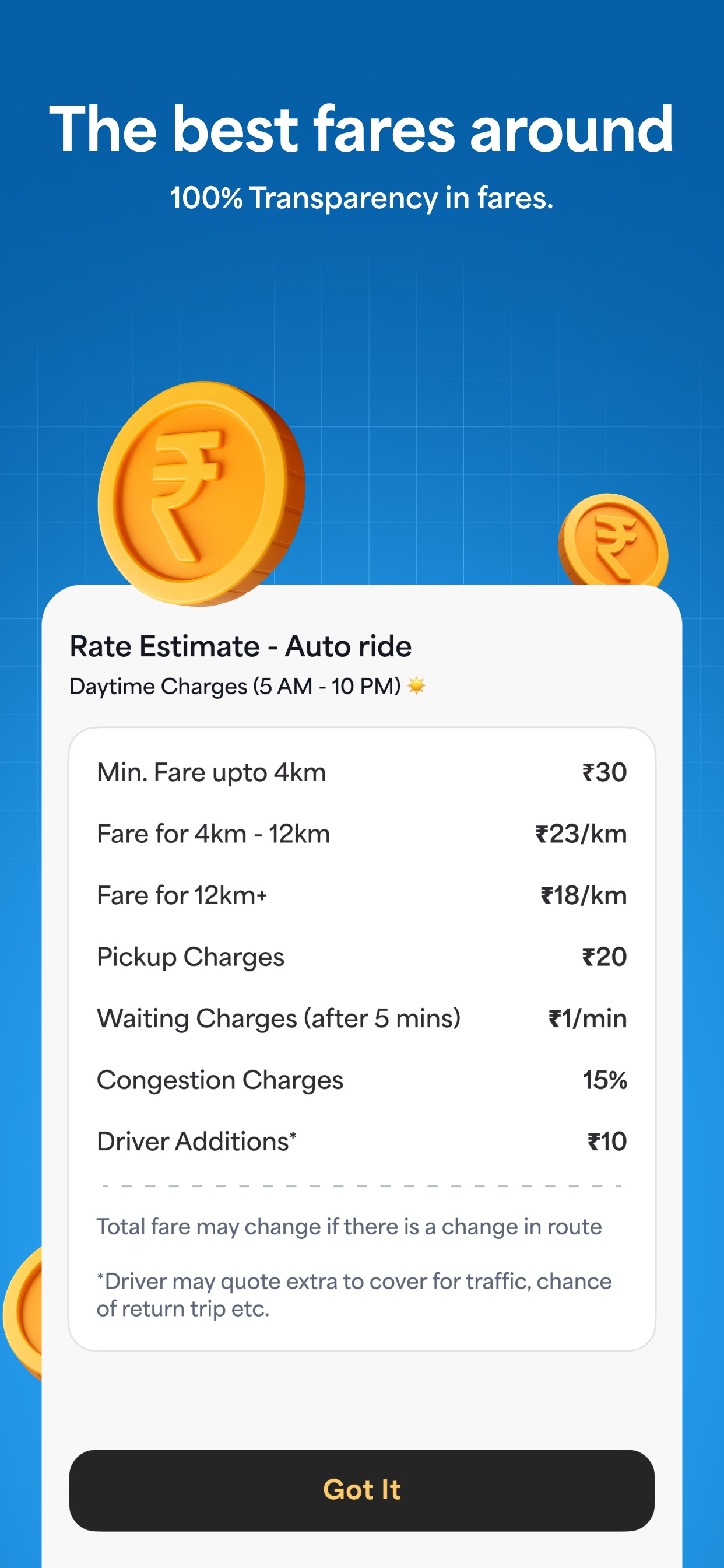Screenshot 3 of Bharat Taxi - Ride Booking App