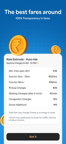 Bharat Taxi - Ride Booking App iPhone screenshot 3