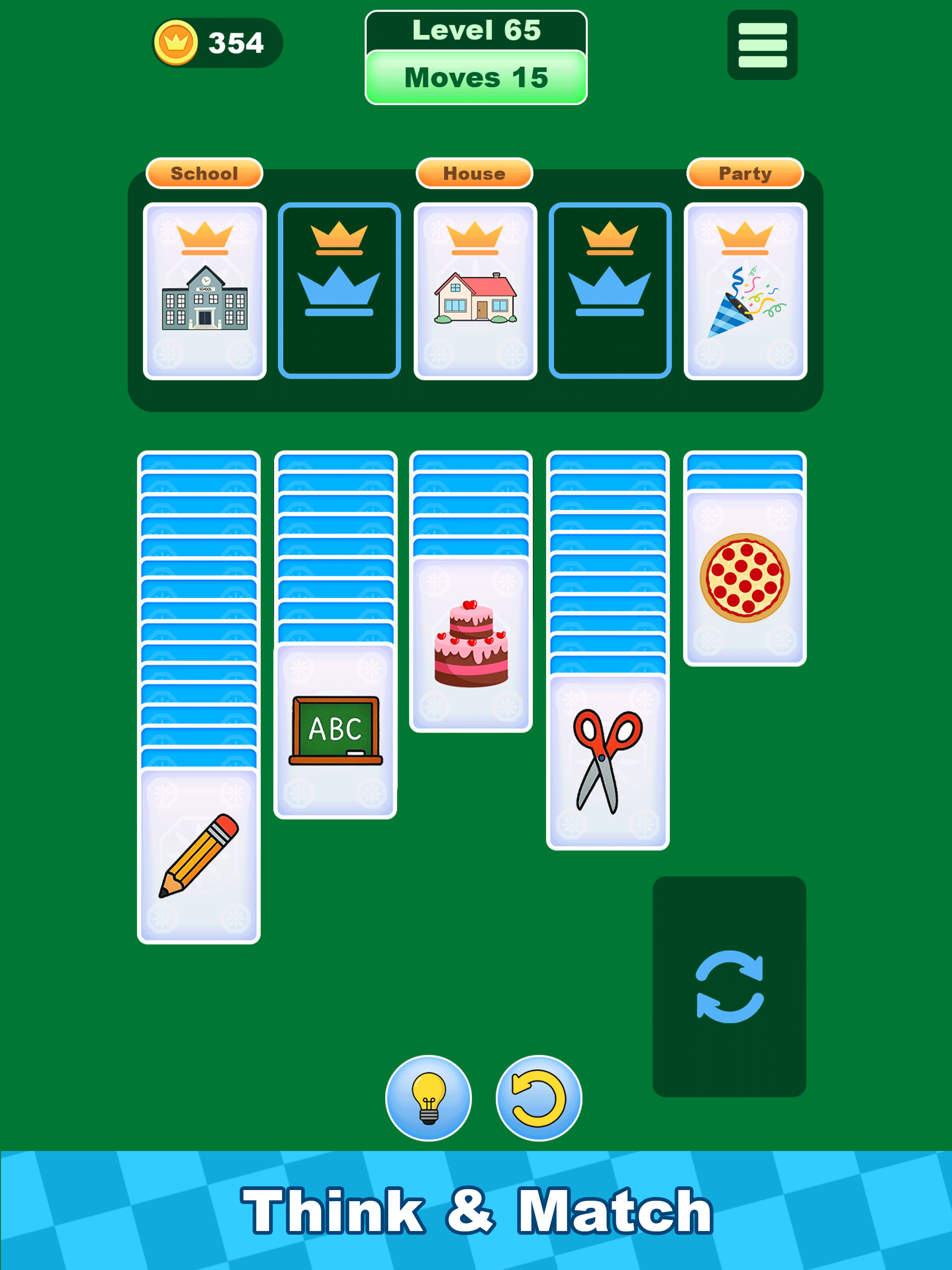 Word Solitaire Card Puzzles