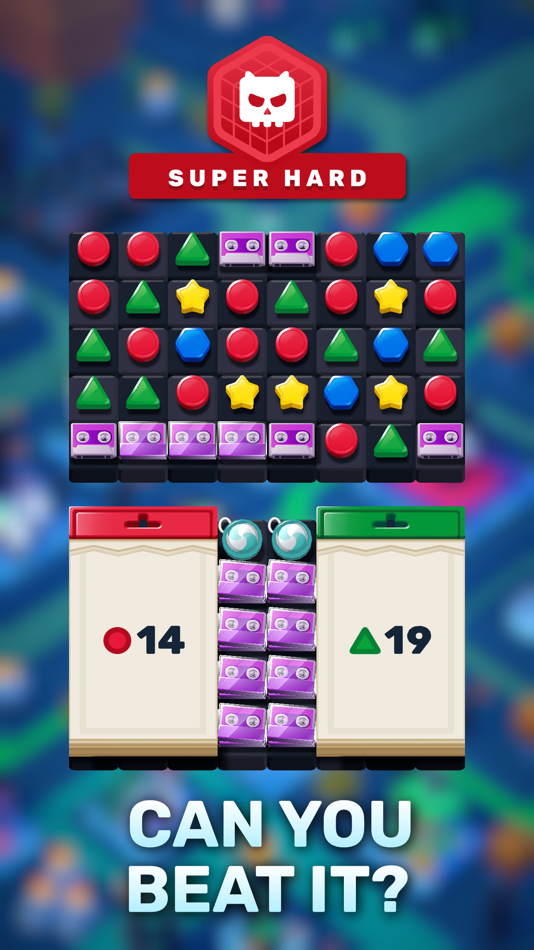 #7. Rubik's Match 3 - Cube Puzzle (iOS) By: Nørdlight Games
