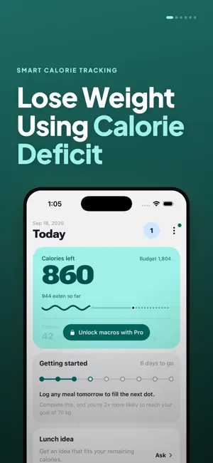 Tied - AI Calorie Tracker screenshot 1