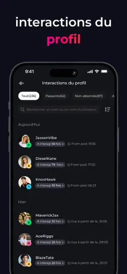 Capture d'écran de Reports +for Followers Tracker sur iPhone 4