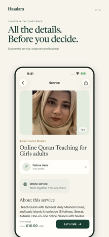 Hasalam: Muslim Services Screenshot 4 of 4
