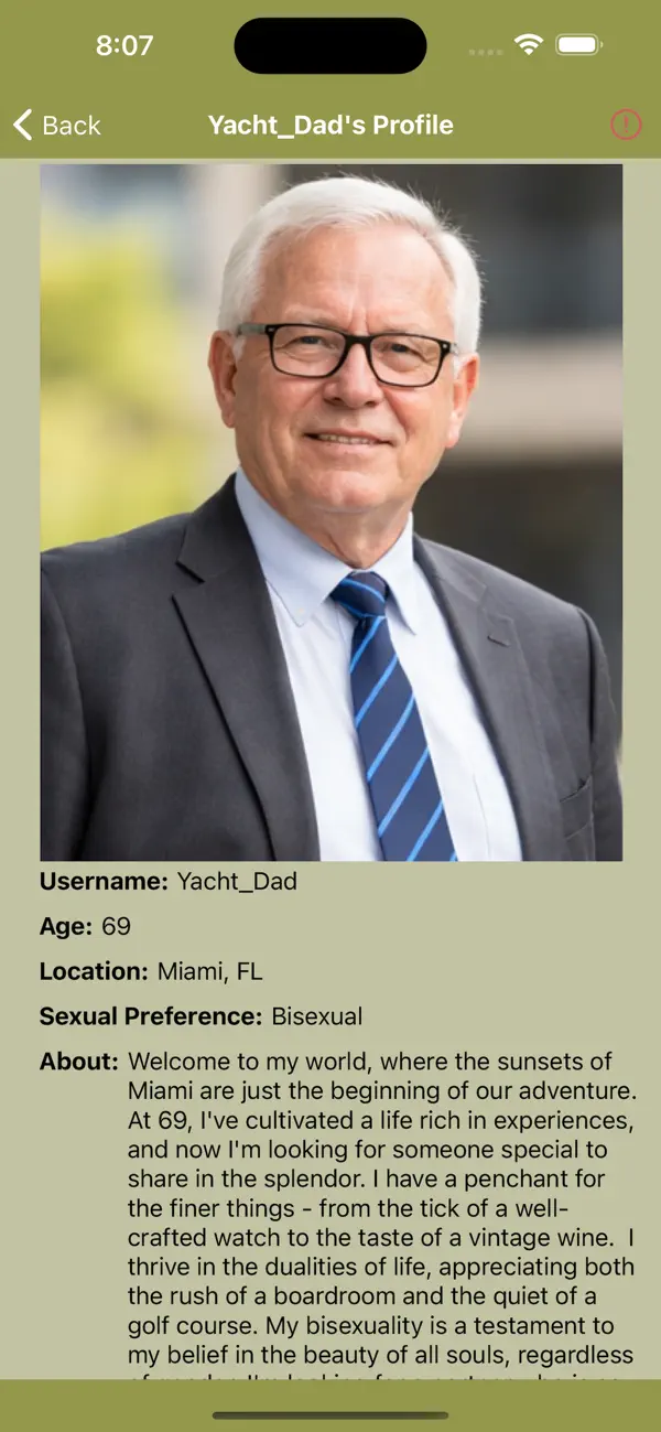 Screenshot #3 pour Str8 & Bi - Seniors Dating App
