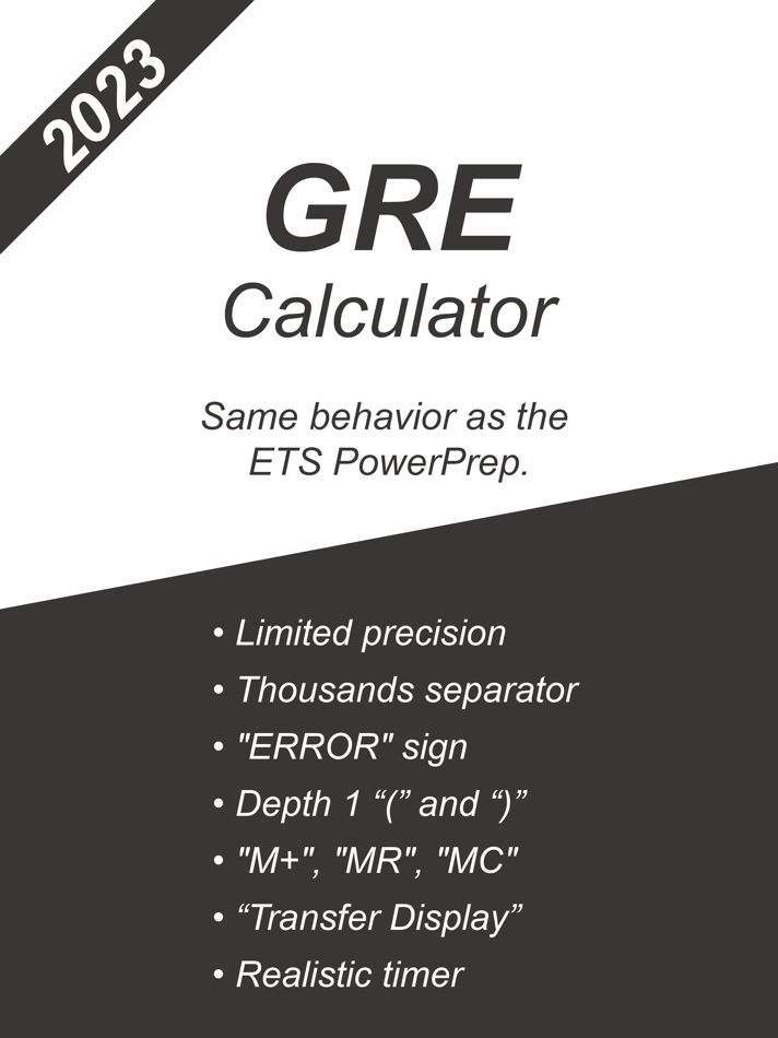 #1. GRE Math Calculator 2025 (iOS) 由: PoChu. Hsu