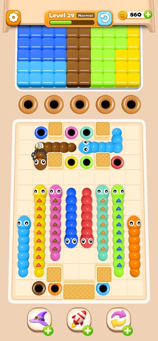 Worm Color Blast Screenshot 6 of 6