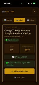 Bourbon Tracker screenshot