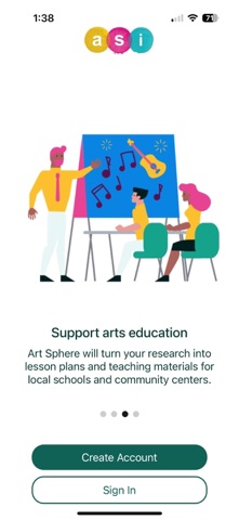 Volunteer App - ArtSphere screenshot