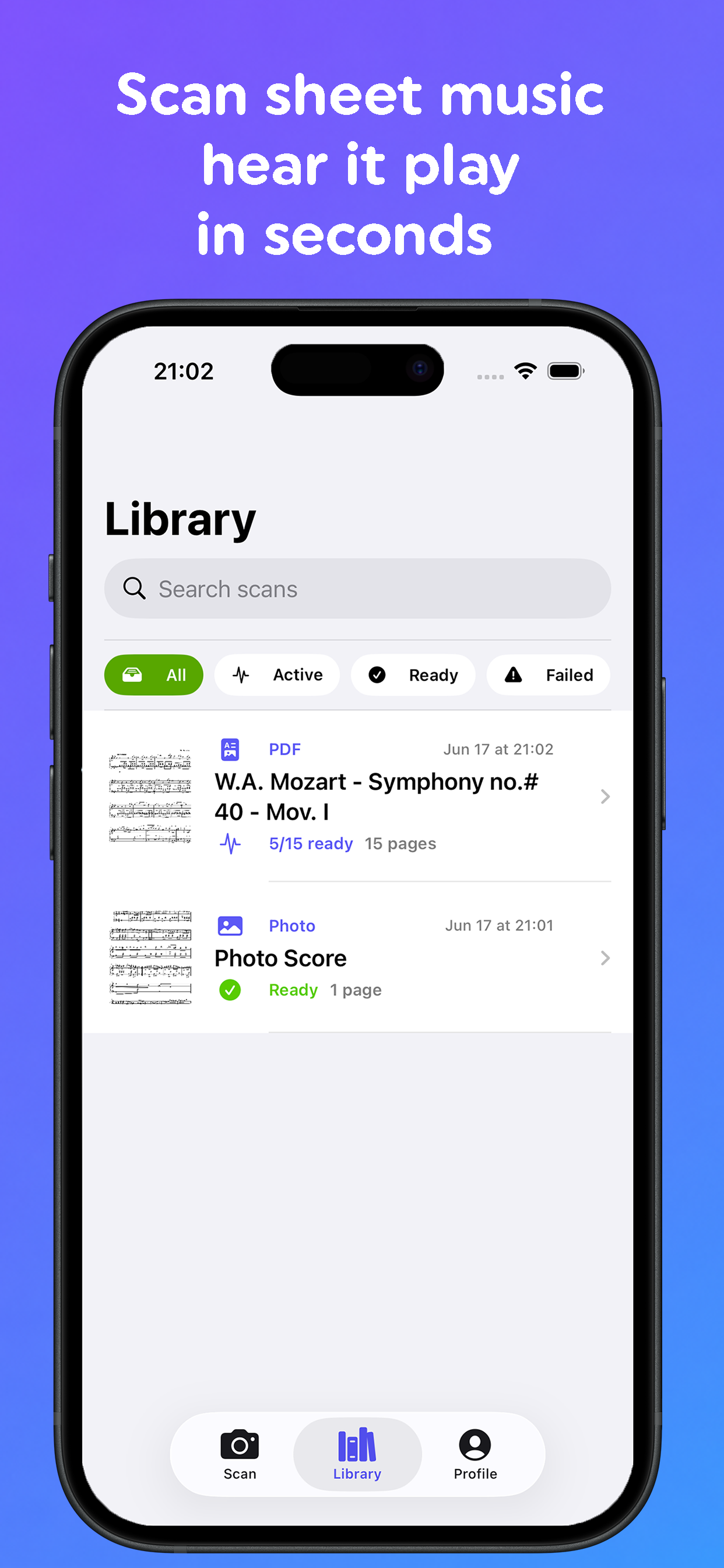 ClefScan - Sheet Music Scanner screenshot 4