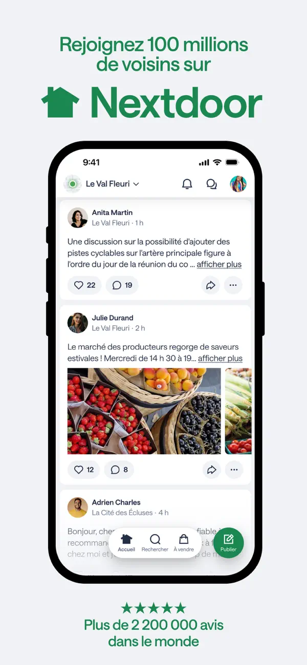 Screenshot #1 pour Nextdoor : Réseau de quartier