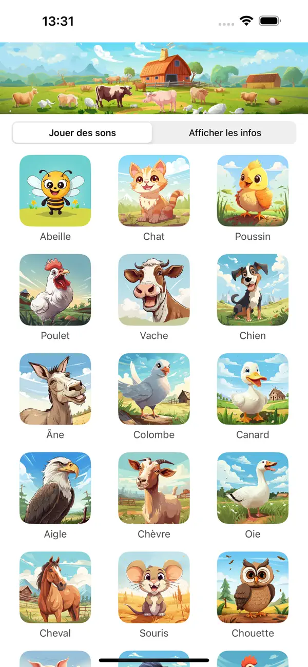 Screenshot #2 pour Voix des animaux à la ferme