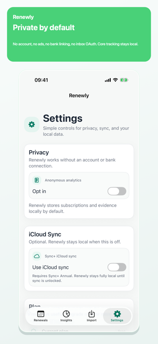 Subscription Manager: Renewly Screenshot 5 of 6
