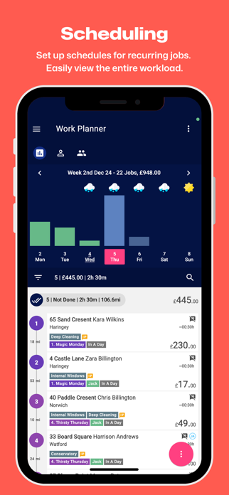 Squeegee® - Work Planner Screenshot 1 of 8