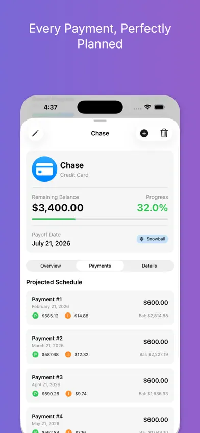 Debt Free - Pay Off your Debt screenshot 5