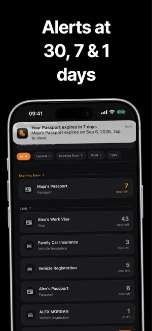 ExpireNot: Passport & ID Alert screenshot 3