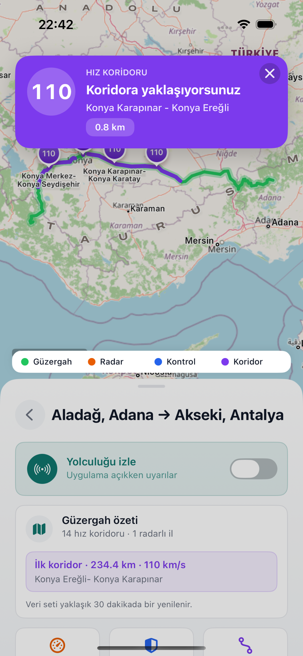 Radar: Hız Koridoru Rota screenshot 4