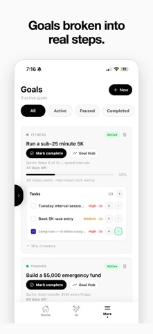 Steer: AI Life Dashboard Screenshot 6 of 7