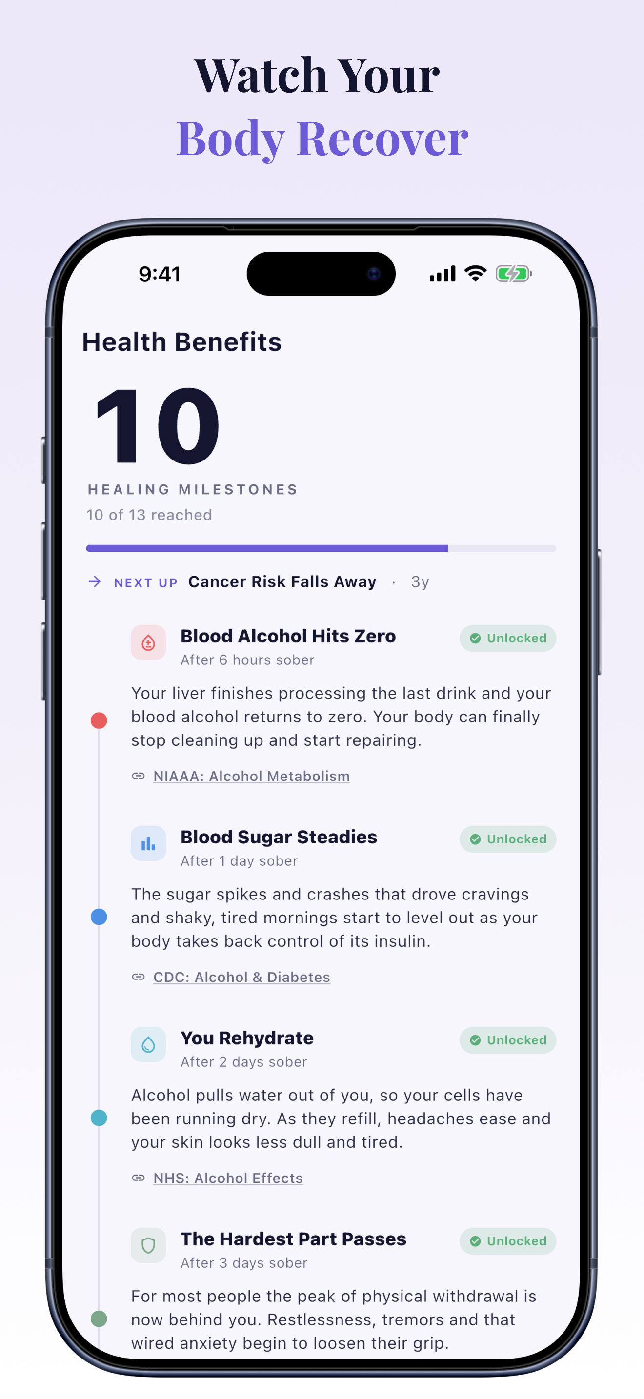 Sober Tracker: Go Alcohol Free screenshot 7