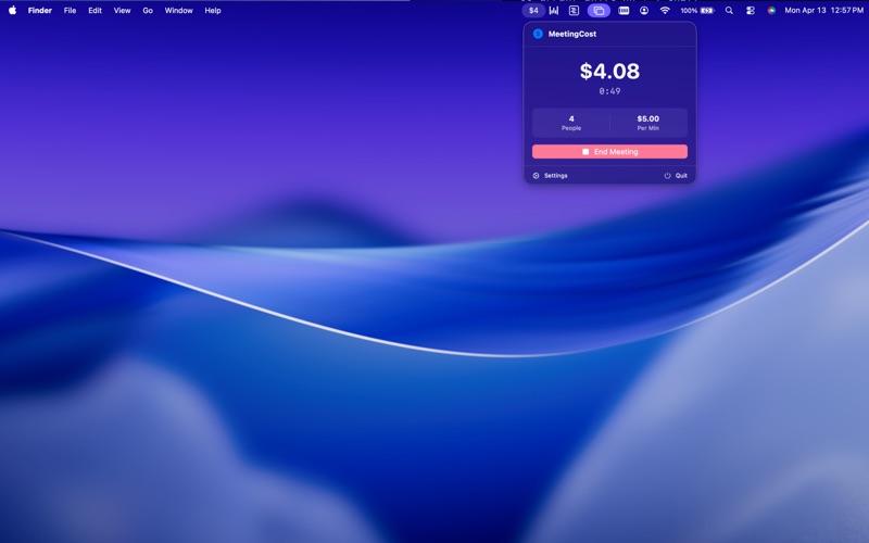 MeetingCost - Live Timer screenshot