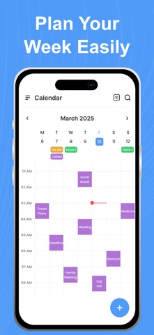 Week Calendar - Event Manager Screenshot 2 of 7