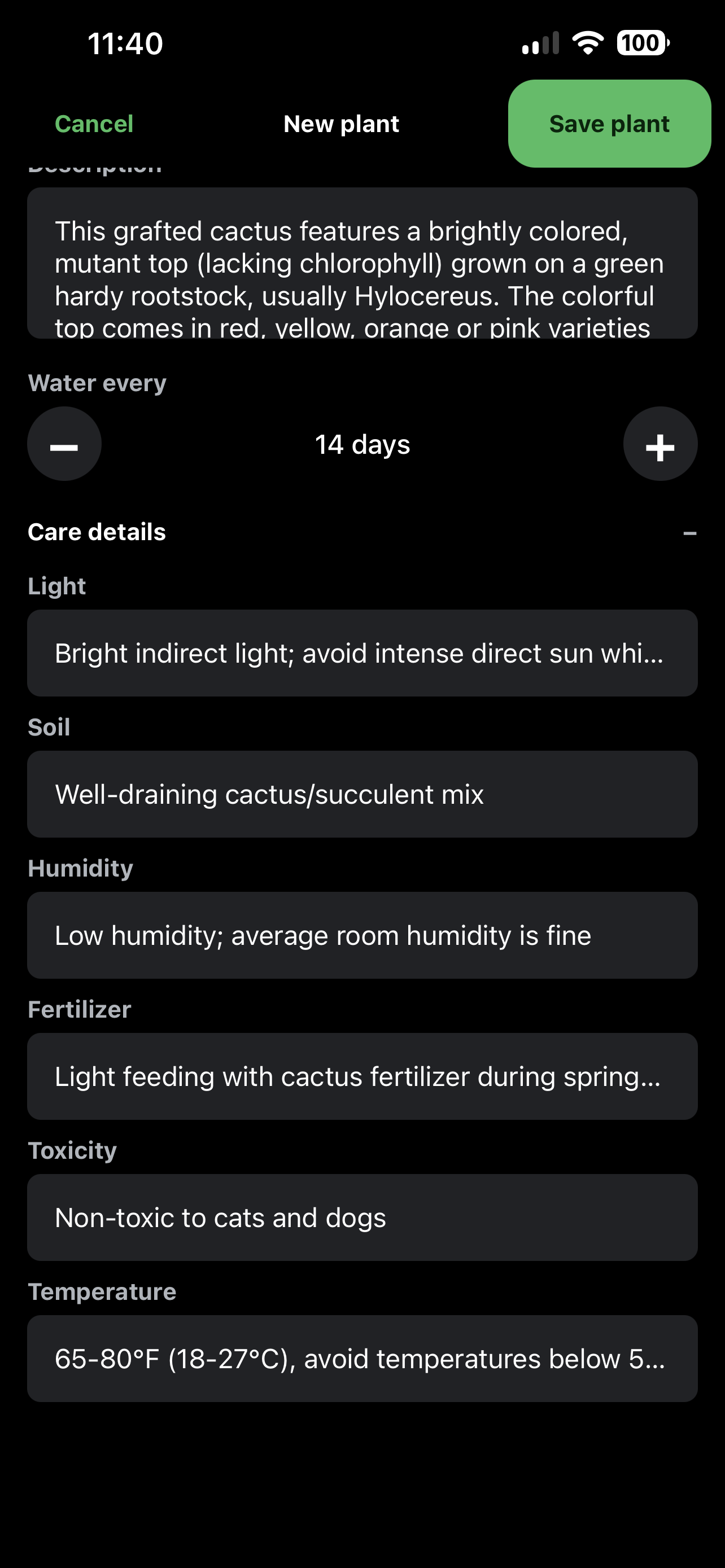 PlantCare: Family Plant Care screenshot 3