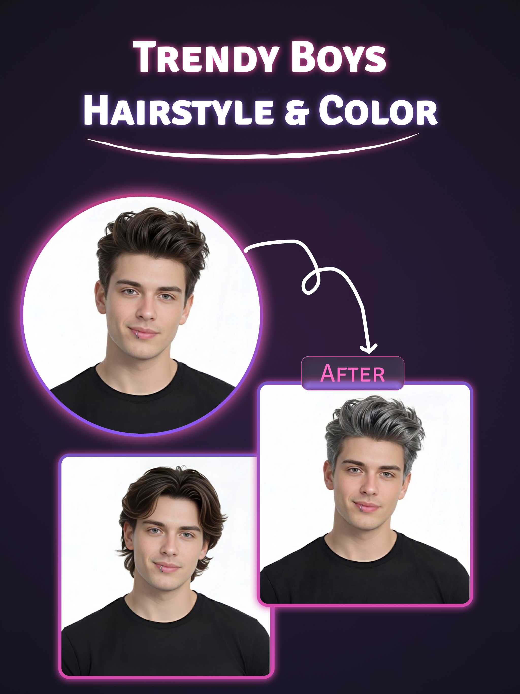 Hair AI: Hairstyle & Color Try