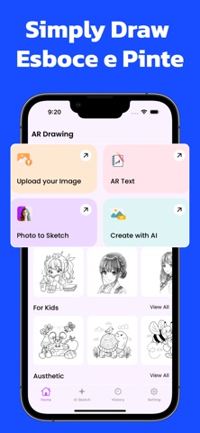 Aplicativo de Desenho a Lápis® iPhone screenshot 8