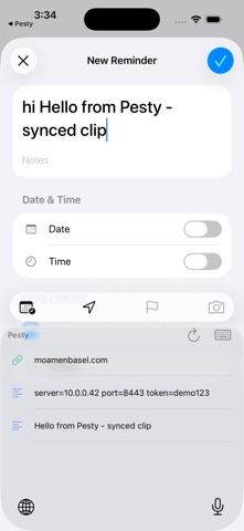 App screenshot