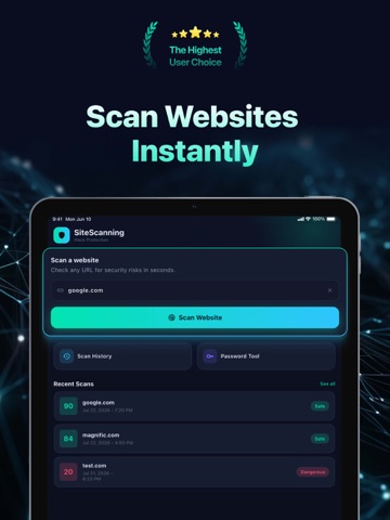 Site Scanner–Hack Protectionㅤ iPad screenshot