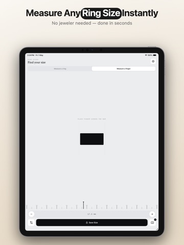 Ring Sizer: Ring Measure iPad screenshot