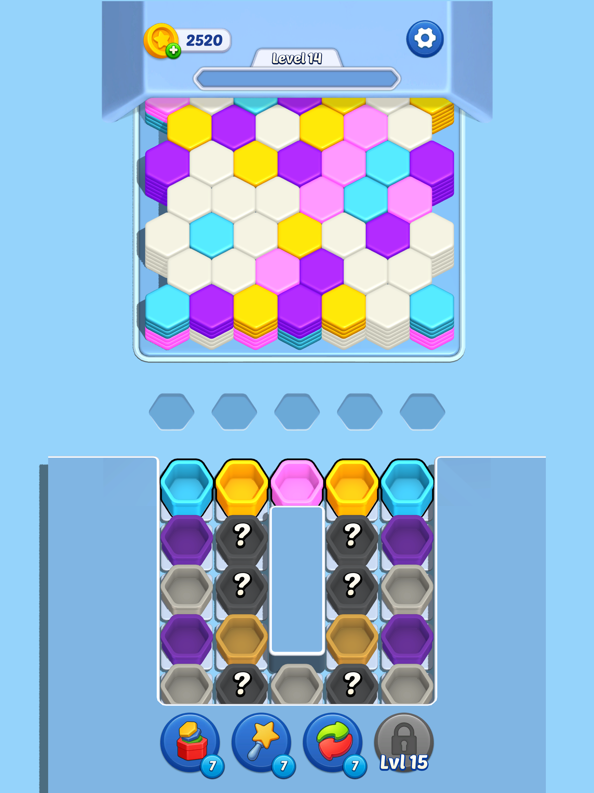 Hexa Fall: Color Sort screenshot 13